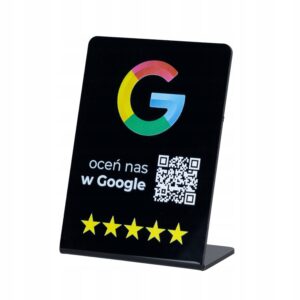 Tabliczka do wystawiania opinii Google