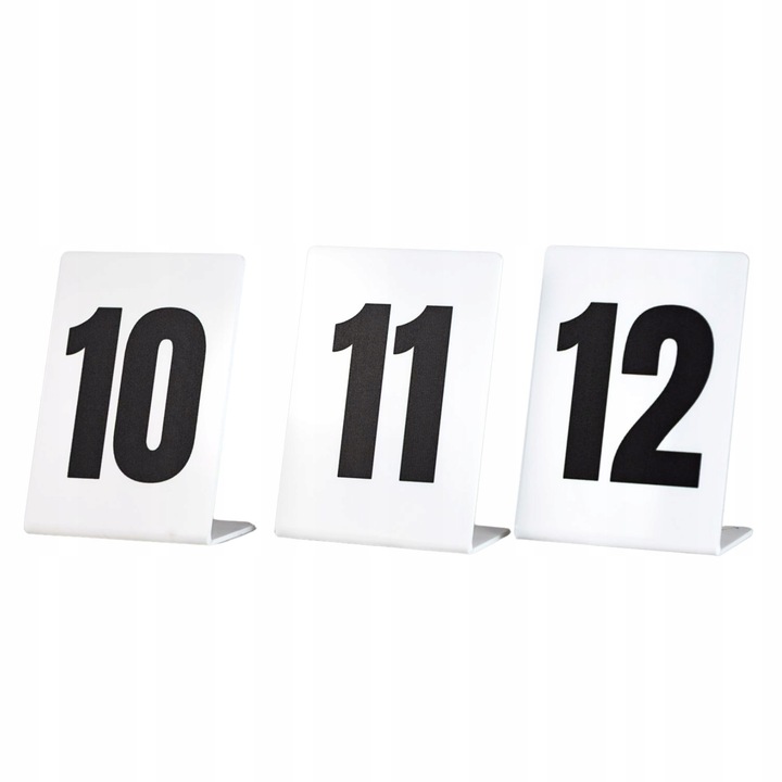 Numerki na stoliki do restauracji - obrazek 2