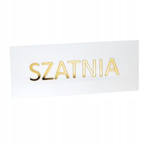 tabliczek na drzwi do szatni