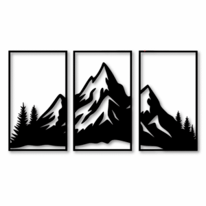 Obraz ażurowy na ścianę - GÓRY