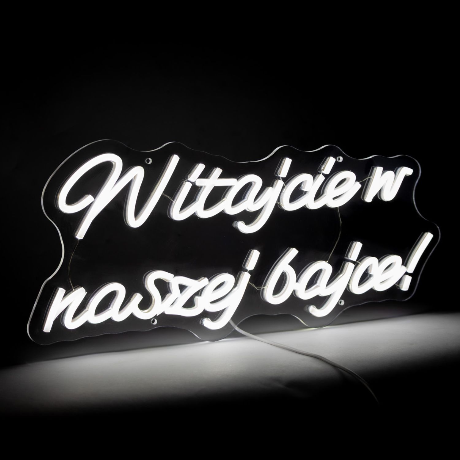 Napis neon LED - Witajcie w naszej bajce - obrazek 2