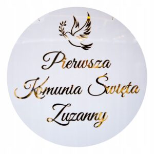Koło na ściankę - Chrzest / Komunia / Urodziny