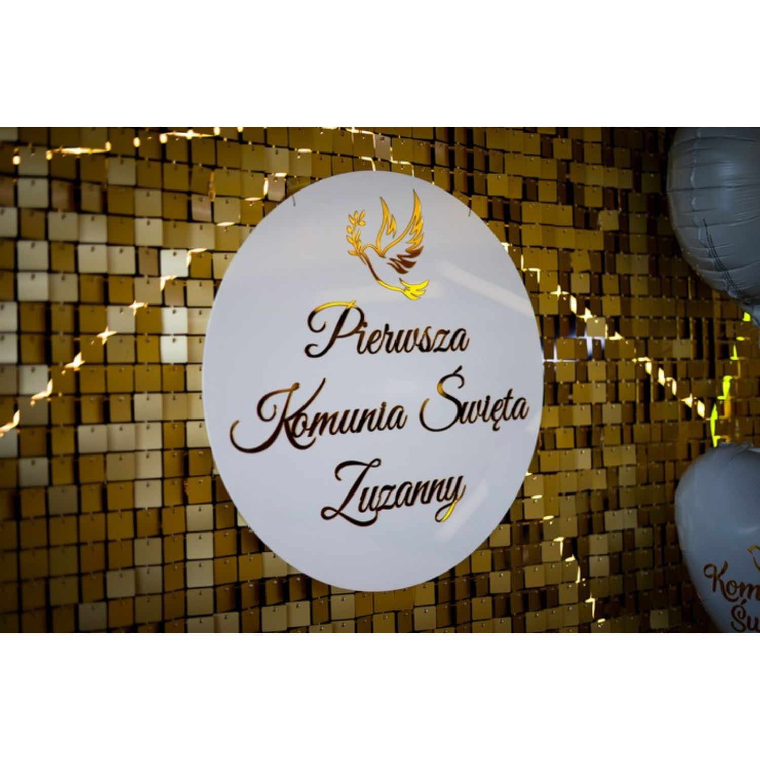 Koło na ściankę - Chrzest / Komunia / Urodziny - obrazek 3