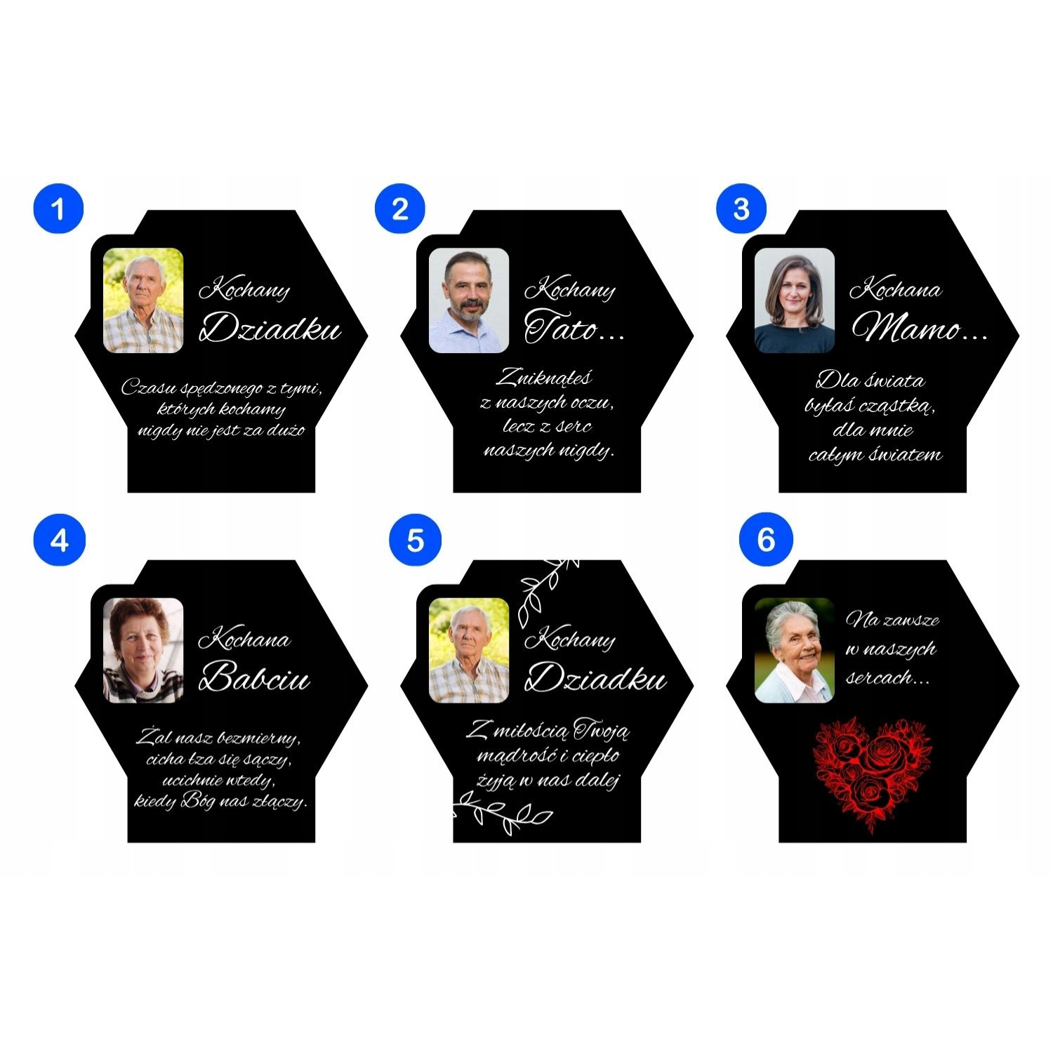 Znicz solarny ze zdjęciem i dedykacją - obrazek 4