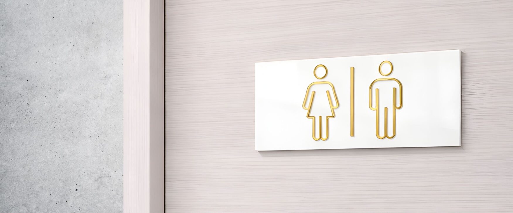 tabliczka na drzwi do toalety