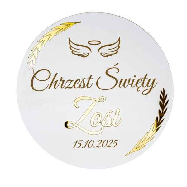 Koszyk Koło na ściankę - Chrzest Święty