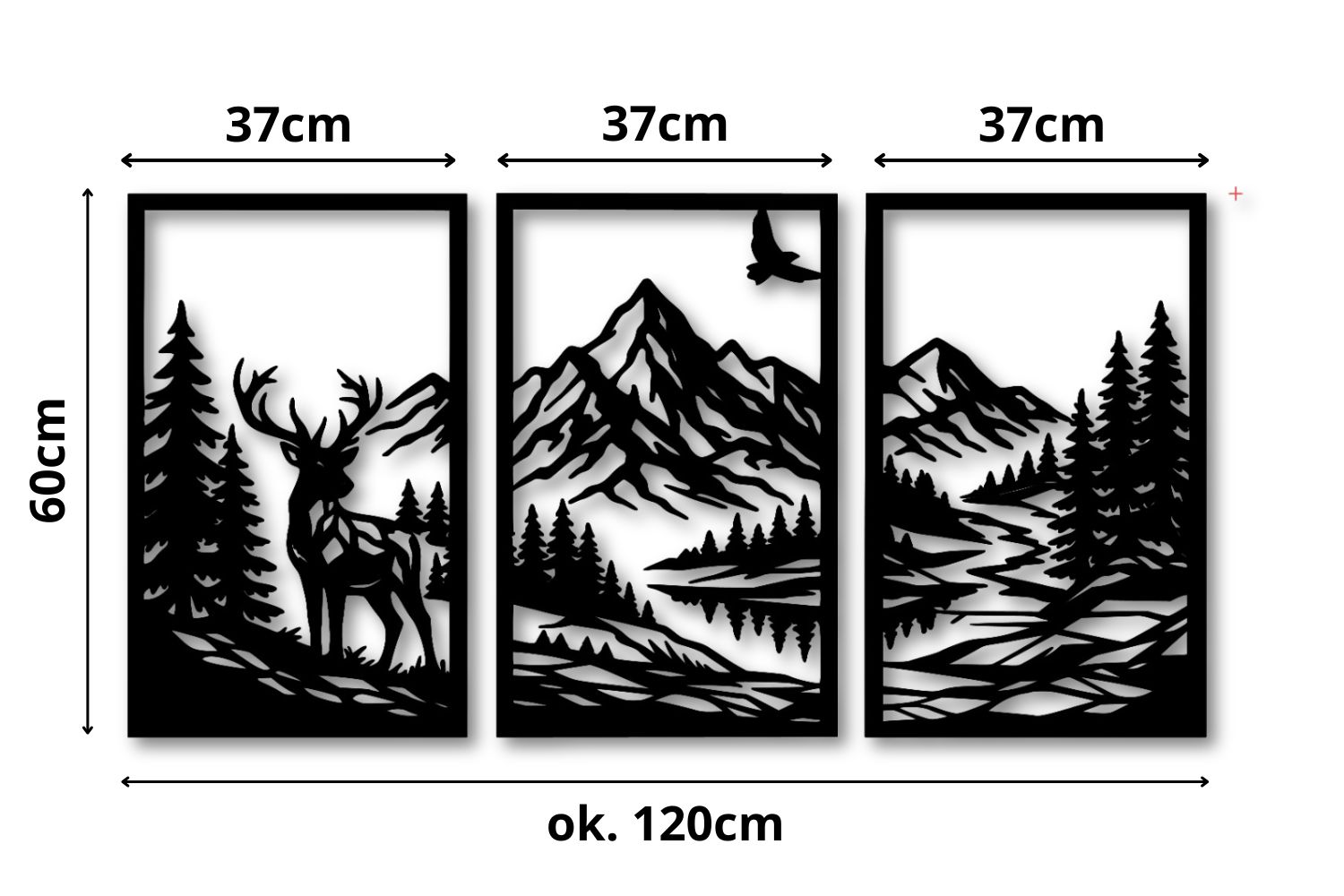Obraz ażurowy na ścianę - GÓRSKI KRAJOBRAZ - obrazek 5