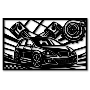 Obraz ażurowy na ścianę - LEON