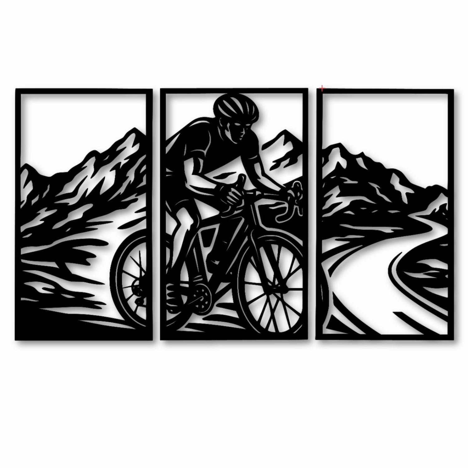 Obraz ażurowy na ścianę - KOLARZ