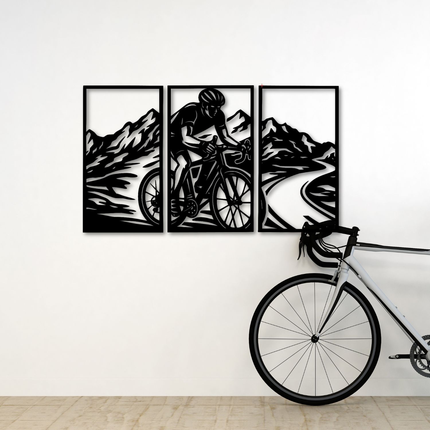 Obraz ażurowy na ścianę - KOLARZ - obrazek 2