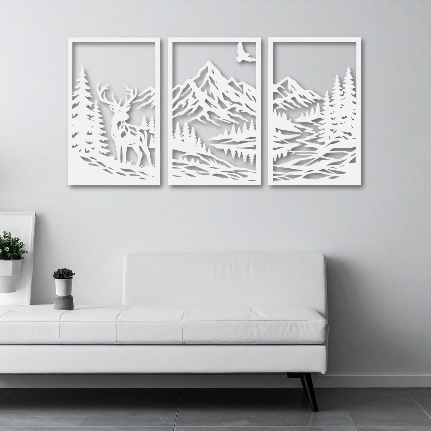 Obraz ażurowy na ścianę - GÓRSKI KRAJOBRAZ - obrazek 4