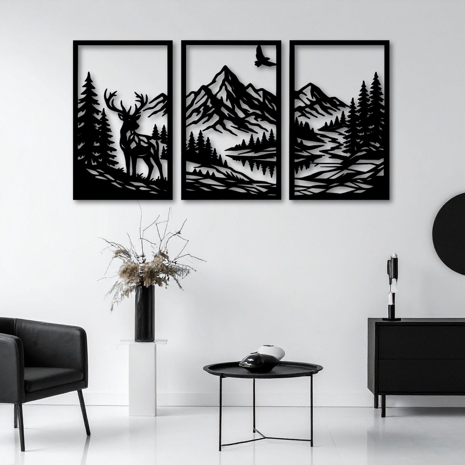 Obraz ażurowy na ścianę - GÓRSKI KRAJOBRAZ - obrazek 3