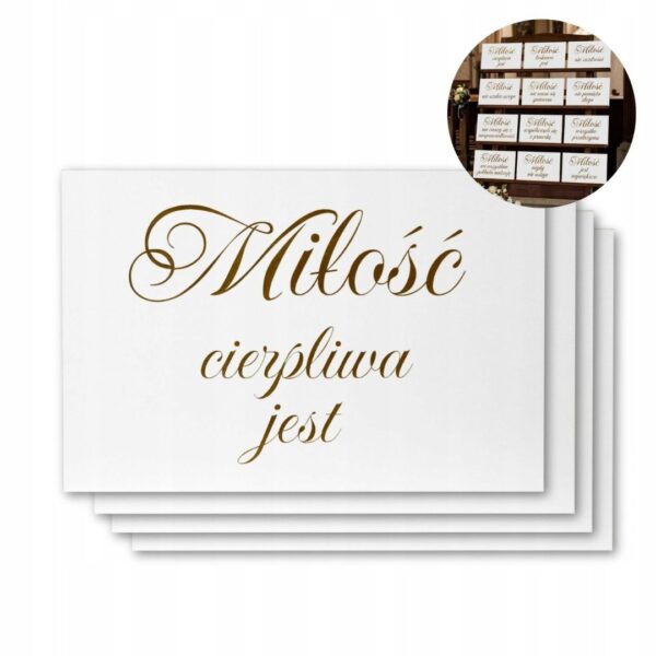tabliczki hymn o miłości